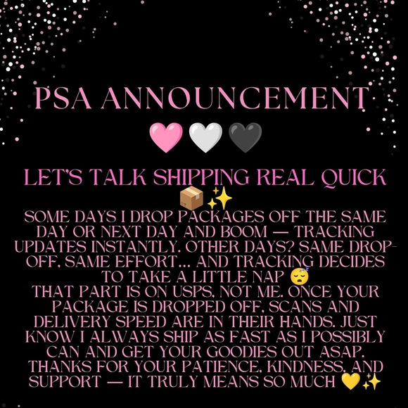 LTMPOSHING Denim - PSA Announcement Graphic with Heart Icons